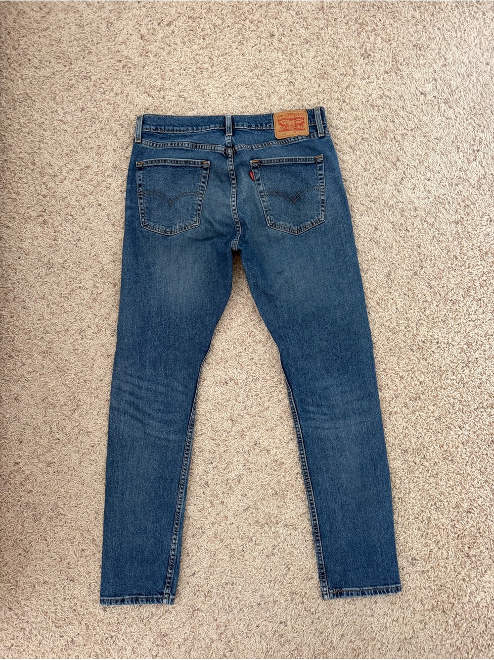 Levi's Men's Dark Blue Skinny Jeans W34 L32